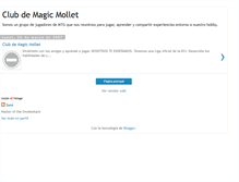 Tablet Screenshot of clubdemagicmollet.blogspot.com