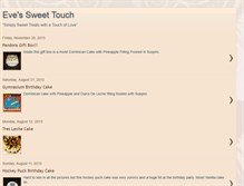 Tablet Screenshot of evessweettouch.blogspot.com