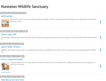 Tablet Screenshot of nuneatonwildlifesanctuary.blogspot.com