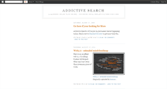 Desktop Screenshot of addictivesearch.blogspot.com