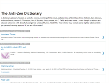 Tablet Screenshot of antizendictionary.blogspot.com