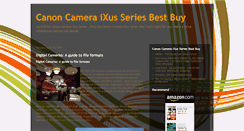 Desktop Screenshot of canon-camera-ixus.blogspot.com