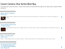 Tablet Screenshot of canon-camera-ixus.blogspot.com