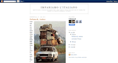 Desktop Screenshot of impariamolitaliano.blogspot.com