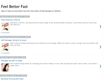 Tablet Screenshot of feelbetterfast.blogspot.com