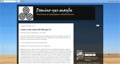 Desktop Screenshot of dominoyesmaybe.blogspot.com