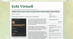 Desktop Screenshot of echtvirtuell.blogspot.com
