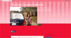 Desktop Screenshot of gloriasluxuryinteriors1.blogspot.com