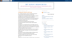 Desktop Screenshot of myignou.blogspot.com