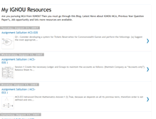 Tablet Screenshot of myignou.blogspot.com