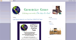 Desktop Screenshot of earthsafefinishesartofgreen.blogspot.com