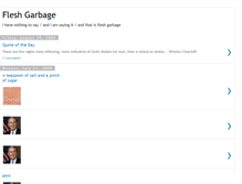 Tablet Screenshot of fleshgarbage.blogspot.com