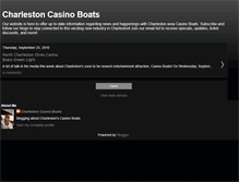 Tablet Screenshot of charlestoncasinoboats.blogspot.com
