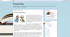 Desktop Screenshot of fostertribe.blogspot.com