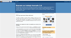 Desktop Screenshot of buscateuntrabajohonrado20.blogspot.com