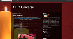 Desktop Screenshot of 1diyuniverse.blogspot.com