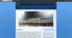 Desktop Screenshot of biografienerazzurre.blogspot.com