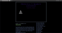 Desktop Screenshot of priscilaymarcoantonio.blogspot.com