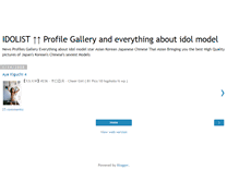Tablet Screenshot of idolist.blogspot.com