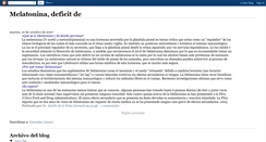 Desktop Screenshot of melatoninadeficitde.blogspot.com