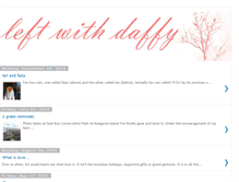 Tablet Screenshot of leftwithdaffy.blogspot.com