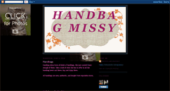 Desktop Screenshot of handbagmissy.blogspot.com