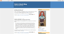 Desktop Screenshot of katesbookblog.blogspot.com