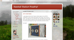 Desktop Screenshot of baseballroadtrip09.blogspot.com