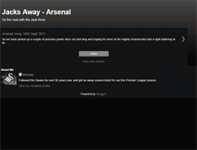 Tablet Screenshot of jacksaway-arsenal.blogspot.com