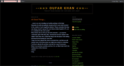 Desktop Screenshot of oufarkhan.blogspot.com