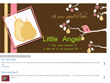 Tablet Screenshot of littleangelbymeg.blogspot.com