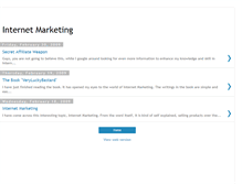Tablet Screenshot of internetmarketing-beginner.blogspot.com