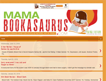 Tablet Screenshot of mamabookasaurus.blogspot.com