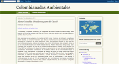 Desktop Screenshot of colombianadasambientales.blogspot.com