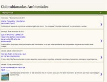 Tablet Screenshot of colombianadasambientales.blogspot.com