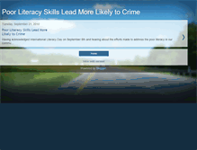 Tablet Screenshot of literacyandcrime-arrowtt.blogspot.com