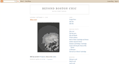 Desktop Screenshot of beyondbostonchic.blogspot.com