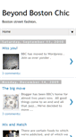 Mobile Screenshot of beyondbostonchic.blogspot.com
