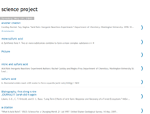 Tablet Screenshot of acidrainscienceproject.blogspot.com