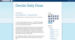 Desktop Screenshot of davidsdailydoseof.blogspot.com