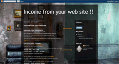 Desktop Screenshot of incomefromyourwebsites.blogspot.com