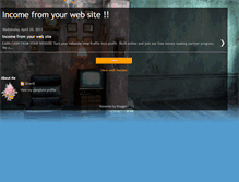 Tablet Screenshot of incomefromyourwebsites.blogspot.com