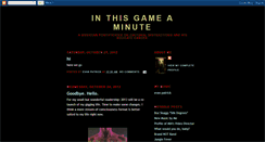 Desktop Screenshot of inthisgameaminute.blogspot.com