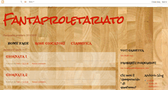 Desktop Screenshot of fantaproletari.blogspot.com