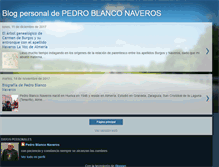 Tablet Screenshot of pedroblanconaveros.blogspot.com