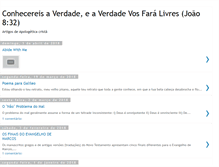 Tablet Screenshot of conhecereis-a-verdade.blogspot.com