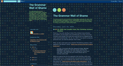 Desktop Screenshot of grammarsnark.blogspot.com