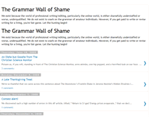 Tablet Screenshot of grammarsnark.blogspot.com