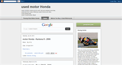 Desktop Screenshot of jualmotorhonda.blogspot.com