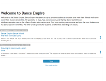 Tablet Screenshot of danceempire.blogspot.com